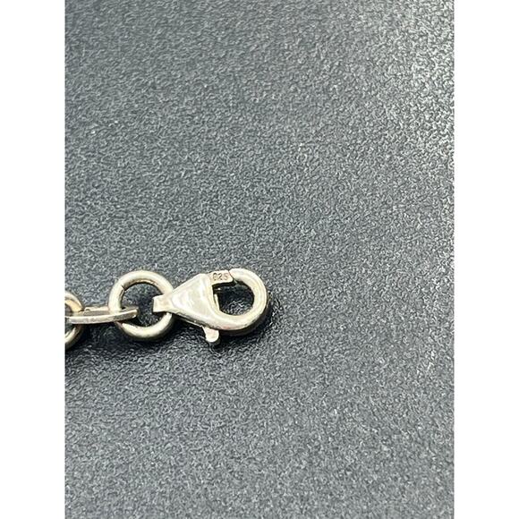 Sterling Silver Evil Eye Multicolor Glass Beads Rhinestone Protection Bracelet - Picture 10 of 10